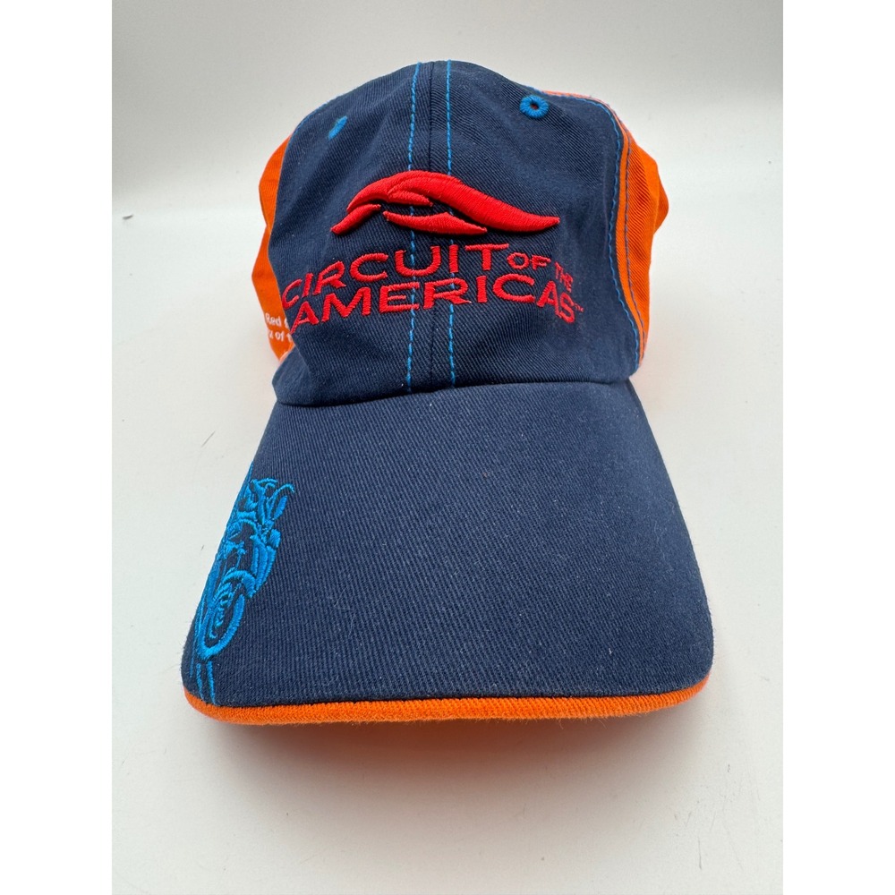 Circuit of the Americas MotoGP Red‎ Bull Grand Prix Navy Orange Embroidered Hat